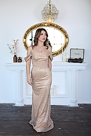 Drape Detaylı Elbise